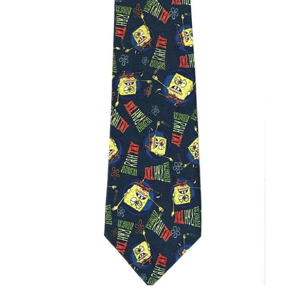 Men's Necktie Nickelodeon Sponge Bob Square Pants 2002